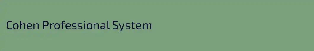 Cohen Professional System
